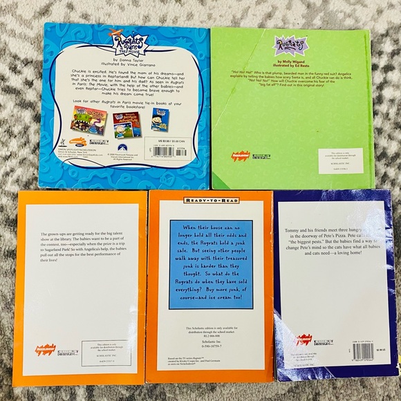 Vintage Scholastic Nickelodeon Rugrats Book Bundle - Picture 6 of 6